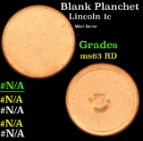 Blank Planchet Lincoln Cent 1c Grades Select Unc RD