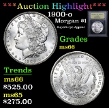 ***Auction Highlight*** 1900-o Morgan Dollar $1 Graded GEM+ Unc By USCG (fc)