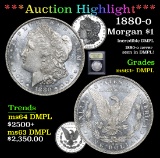 ***Auction Highlight*** 1880-o Morgan Dollar $1 Graded Select Unc+ DMPL By USCG (fc)