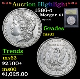 ***Auction Highlight*** 1886-o Morgan Dollar $1 Graded BU+ By USCG (fc)