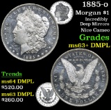 1885-o Morgan Dollar $1 Grades Select Unc+ DMPL