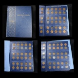 Nearly complete Lincoln cent book1941-1966, 85 coins . .