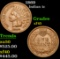 1869 . . Indian Cent 1c Grades xf+