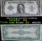 1923 $1 large size silver certificate . . Grades f+