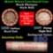 Mixed small cents 1c orig shotgun roll, 1882 Indian one end, 1857 Flying Eagle other end