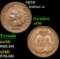 1879 . . Indian Cent 1c Grades xf+