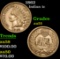 1862 . . Indian Cent 1c Grades Choice AU