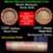 Mixed small cents 1c orig shotgun roll, 1899 Indian one end, 1858 Flying Eagle other end