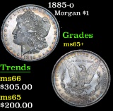1885-o . . Morgan Dollar $1 Grades GEM+ Unc