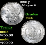 1898-p . . Morgan Dollar $1 Grades GEM Unc