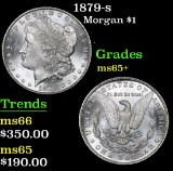 1879-s . . Morgan Dollar $1 Grades GEM+ Unc