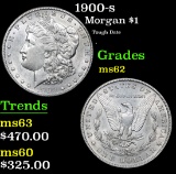 1900-s Tough Date . Morgan Dollar $1 Grades Select Unc