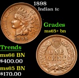1898 . . Indian Cent 1c Grades GEM Unc BN