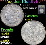 ***Auction Highlight*** 1893-o Morgan Dollar $1 Graded Select Unc by USCG (fc)