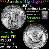 ***Auction Highlight*** 1927-p Amazing Full Head Stunning Example Standing Liberty Quarter 25c Grade