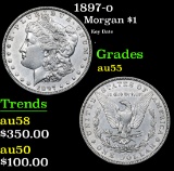 1897-o Key Date . Morgan Dollar $1 Grades Choice AU