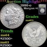 ***Auction Highlight*** 1886-o Morgan Dollar $1 Graded Select+ Unc by USCG (fc)