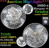 ***Auction Highlight*** 1880-s . . Morgan Dollar $1 Graded Choice Unc+ DMPL By USCG (fc)