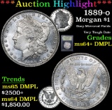 ***Auction Highlight*** 1889-o Deep Mirrored Fields Very Tough Date Morgan Dollar $1 Graded Choice U