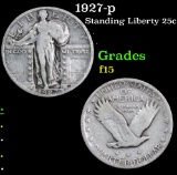 1927-p . . Standing Liberty Quarter 25c Grades f+