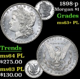 1898-p . . Morgan Dollar $1 Grades Select Unc+ PL