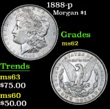 1888-p . . Morgan Dollar $1 Grades Select Unc
