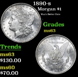 1890-s Much Better Date  . Morgan Dollar $1 Grades Select Unc