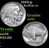 1929-p . . Buffalo Nickel 5c Grades Select AU