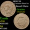 1820/19 Coronet Head Large Cent 1c Grades vf details