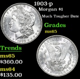 1903-p Morgan Dollar $1 Grades GEM Unc