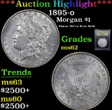 ***Auction Highlight*** 1895-o Morgan Dollar $1 Graded Select Unc By USCG (fc)