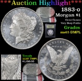 ***Auction Highlight*** 1883-o Morgan Dollar $1 Graded GEM Unc DMPL By USCG (fc)