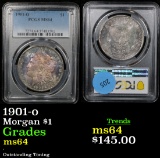 PCGS 1901-o Morgan Dollar $1 Graded Choice Unc By PCGS