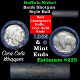 Buffalo Nickel Shotgun Roll in Old Bank Style Wrapper 1923 & s Mint Ends (fc)