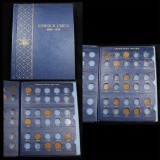 Starter Lincoln cent book 1909-1940, 11 coins . .