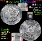 ***Auction Highlight*** 1884-s Morgan Dollar $1 Graded Select Unc PL By USCG (fc)