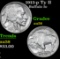 1913-p Ty II Buffalo Nickel 5c Grades Choice AU/BU Slider