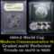 1994-d World Cup Modern Commem Half Dollar 50c Graded ms70, Perfection By USCG