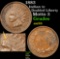 1883 Indian Cent 1c Grades Choice AU