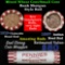 Mixed small cents 1c orig shotgun roll,1919-s Wheat Cent, 1887 Indian Cent other end