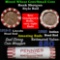 Mixed small cents 1c orig shotgun roll, 1919-d Wheat Cent, 1898 Indian Cent other end