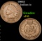 1902 Indian Cent 1c Grades xf+