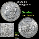 1890-cc Morgan Dollar $1 Grades Unc Details
