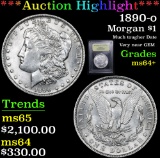 ***Auction Highlight*** 1890-o Morgan Dollar $1 Graded Choice+ Unc By USCG (fc)