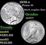 1926-s Peace Dollar $1 Grades Select+ Unc