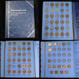 Partial Lincoln cent book 1941-1980, 69 coins . .