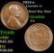 1912-s Semi Key Date . Lincoln Cent 1c Grades f+