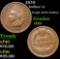 1879 Tough 1870's Indian . Indian Cent 1c Grades vf+