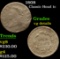1808 . . Classic Head Large Cent 1c Grades vg details