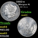 1882-s DMPL Obverse . Morgan Dollar $1 Grades Select+ Unc